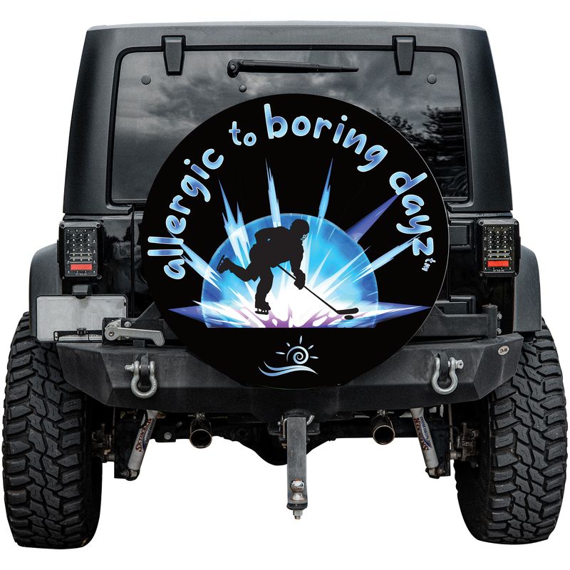 Hockey Player's Spare Tire Cover ~ a Hockey Parents Are A Different Species pick