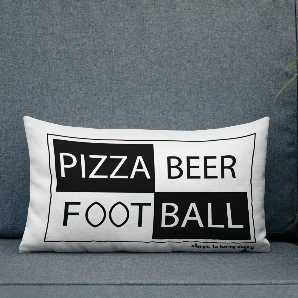 The Cave Pizza Beer Football by Allergic to Boring Dayz™