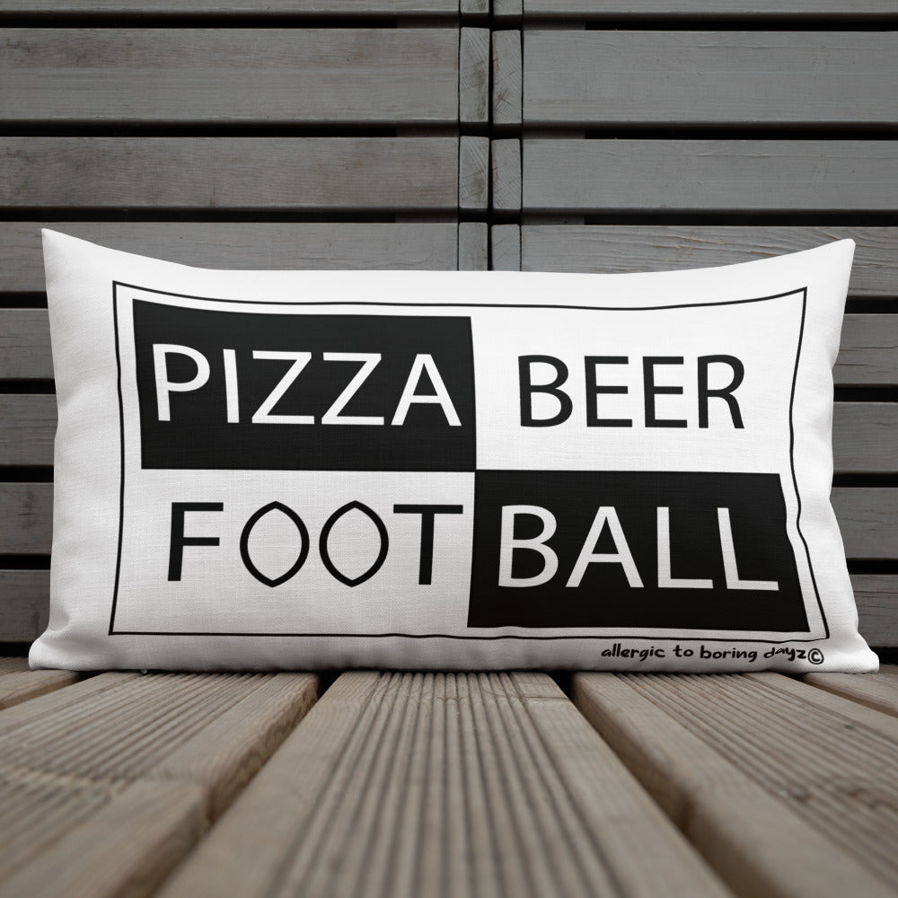 The Cave Pizza Beer Football by Allergic to Boring Dayz™