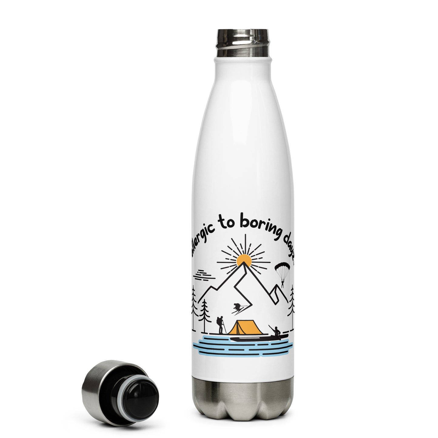 Kindling Stainless Steel Water Bottle by Allergic to Boring Dayz ™