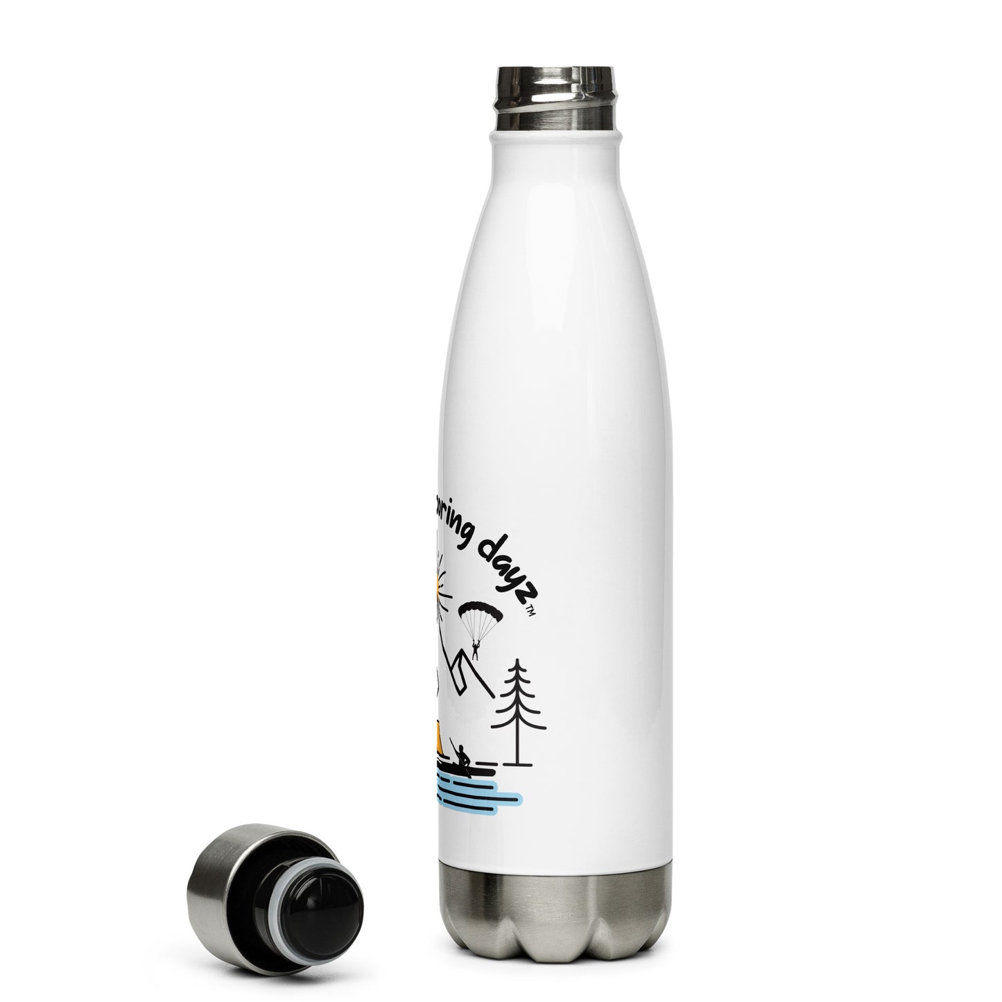 Kindling Stainless Steel Water Bottle by Allergic to Boring Dayz ™